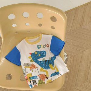 Children's cartoon design short sleeve